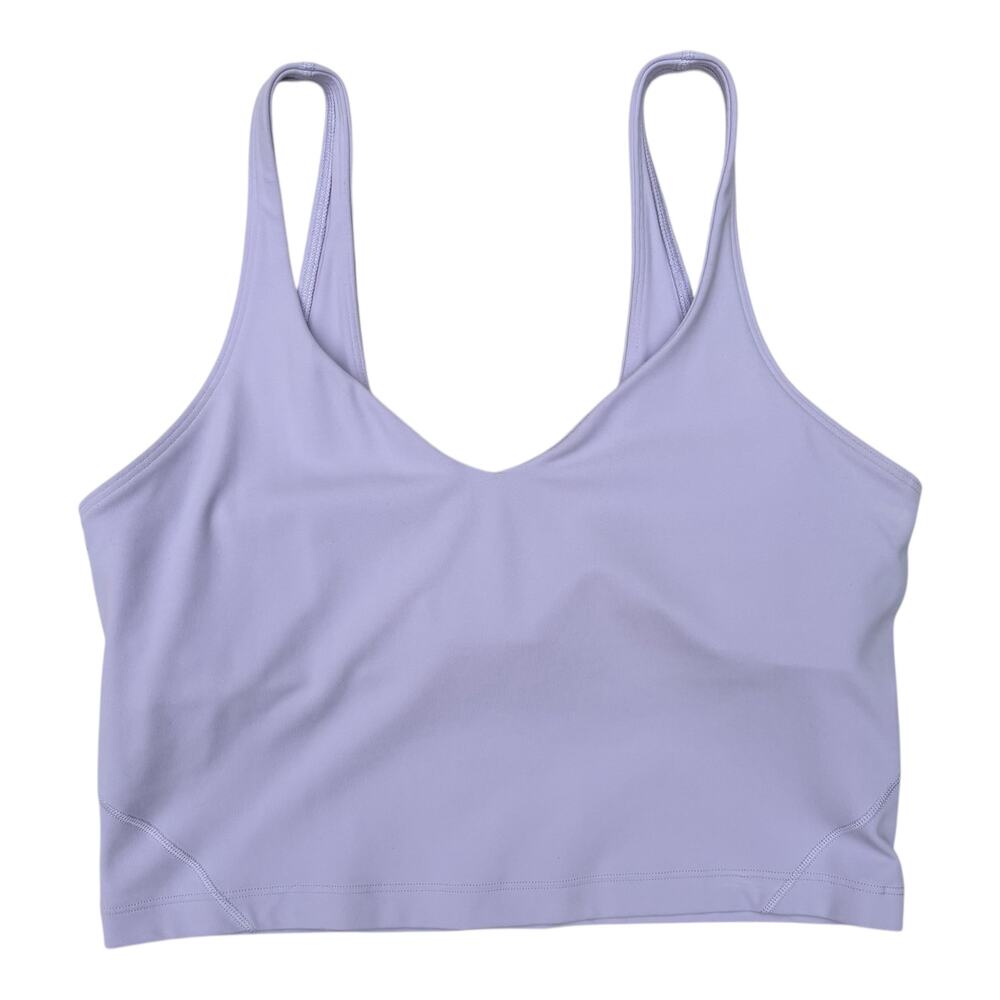 Lululemon Align Cropped Tank Size 10 Color: Lavender Dew Built-In Bra